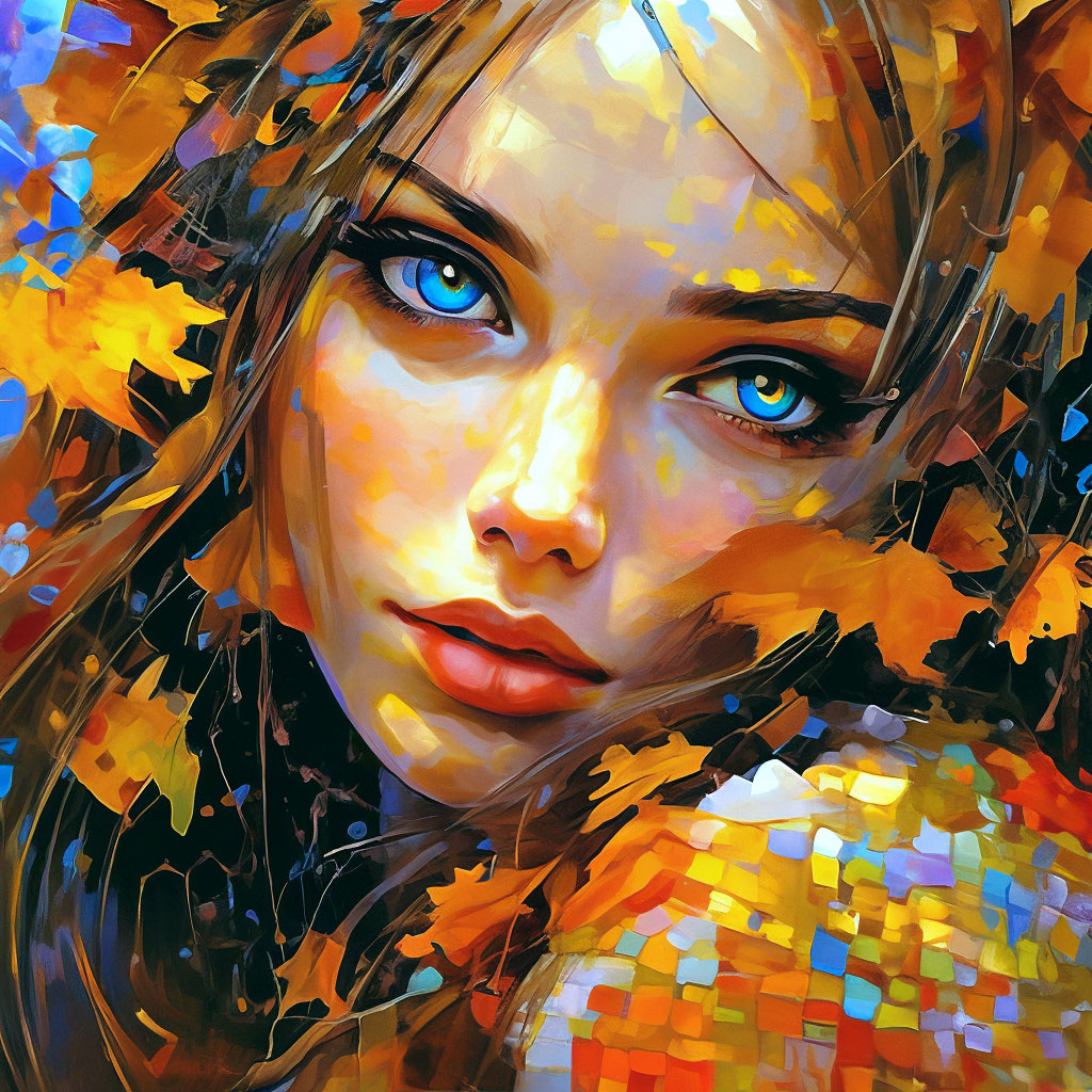 Картины маслом Осень