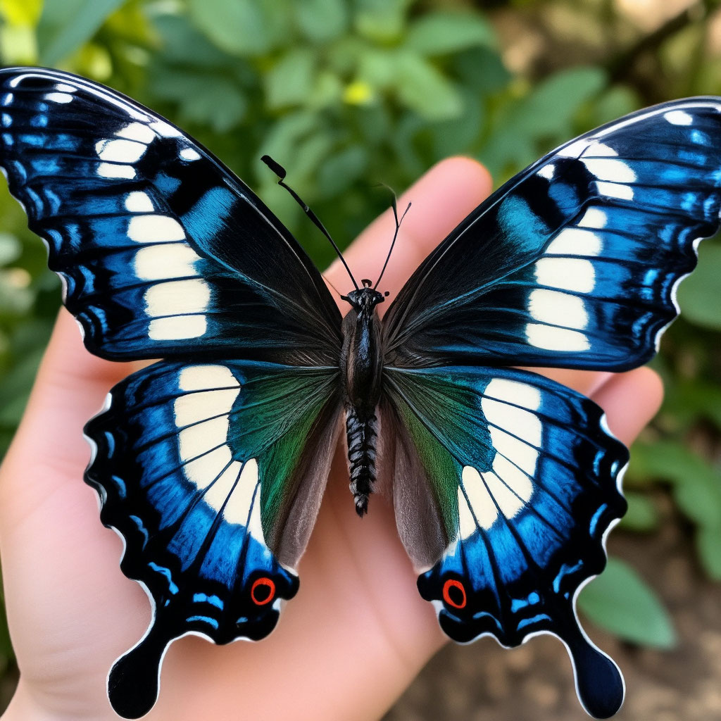 Бабочка Адмирал, Невероятно …» — создано в Шедевруме