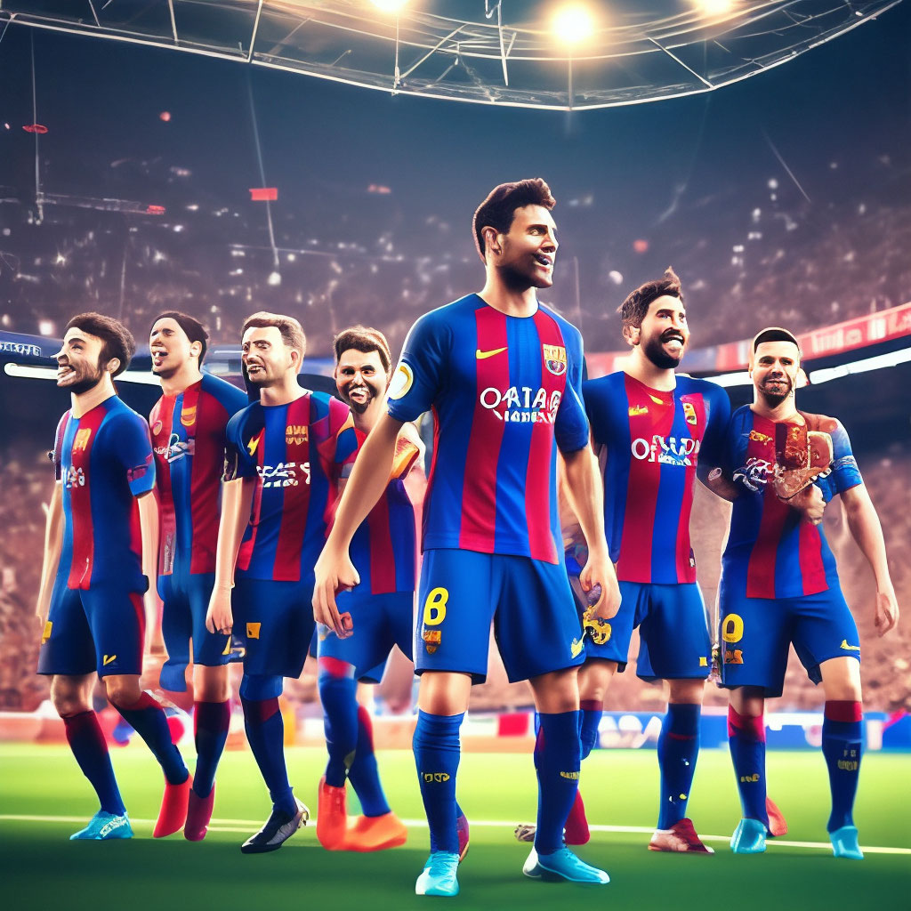 Барселона, Барса, Барса, Барса - …» — создано в Шедевруме