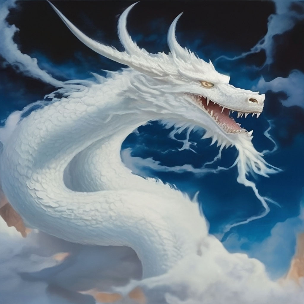 Длинный дракон из унесеного призраком…» — создано в Шедевруме