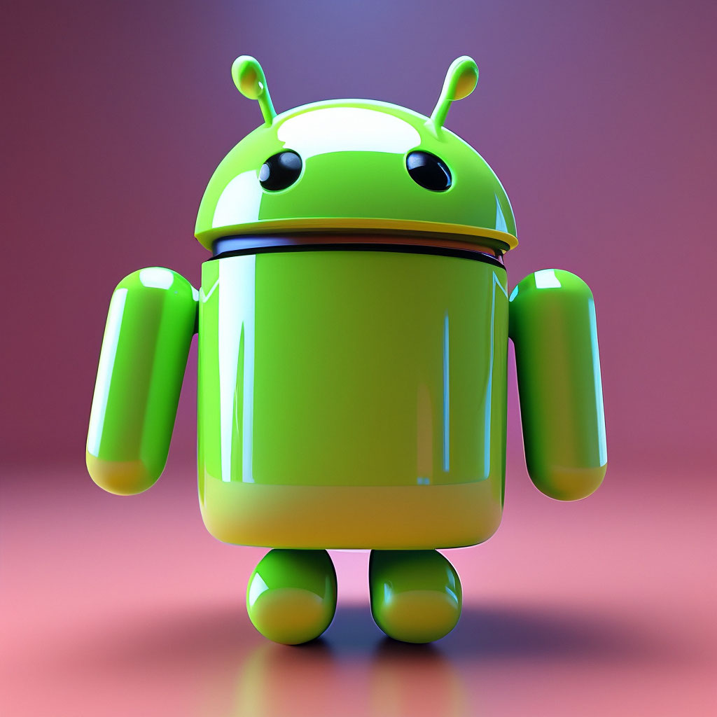 Funny Android Logo