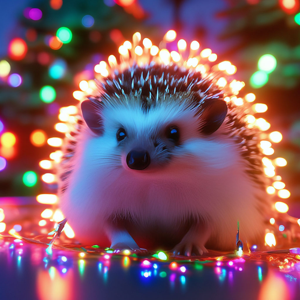 Новогодний ежик