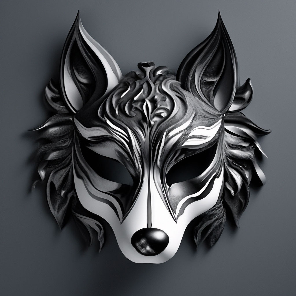 Карнавальная маска волк Карнаволофф