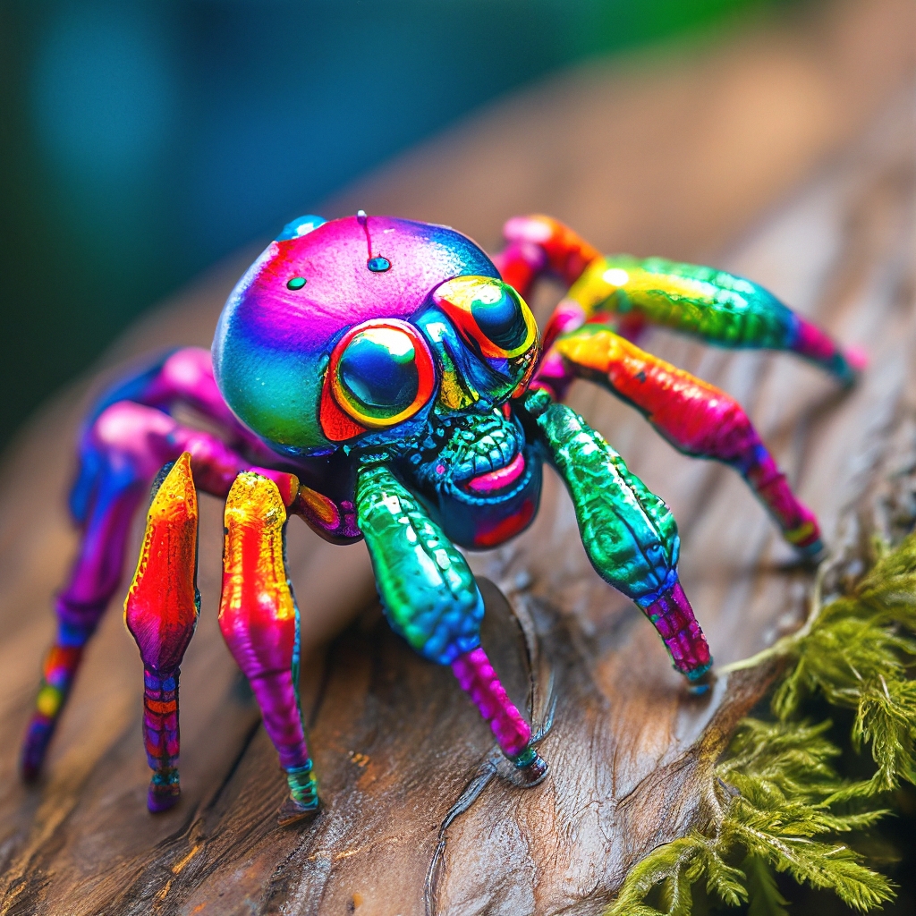 Photograph by Flickr user Jurgen Otto. Maratus splendens is not the only species