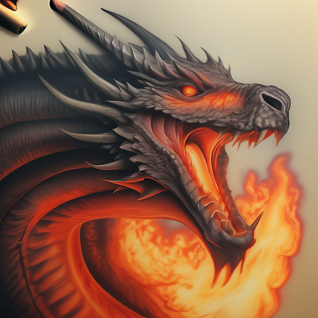 Огнедышащий дракон картинки - 73 фото
