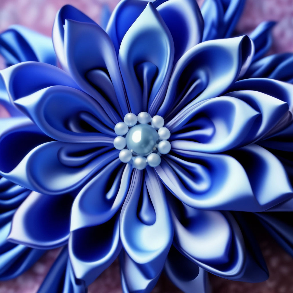 Красивый цветок из лент мастер-класс ЕленаПодарки