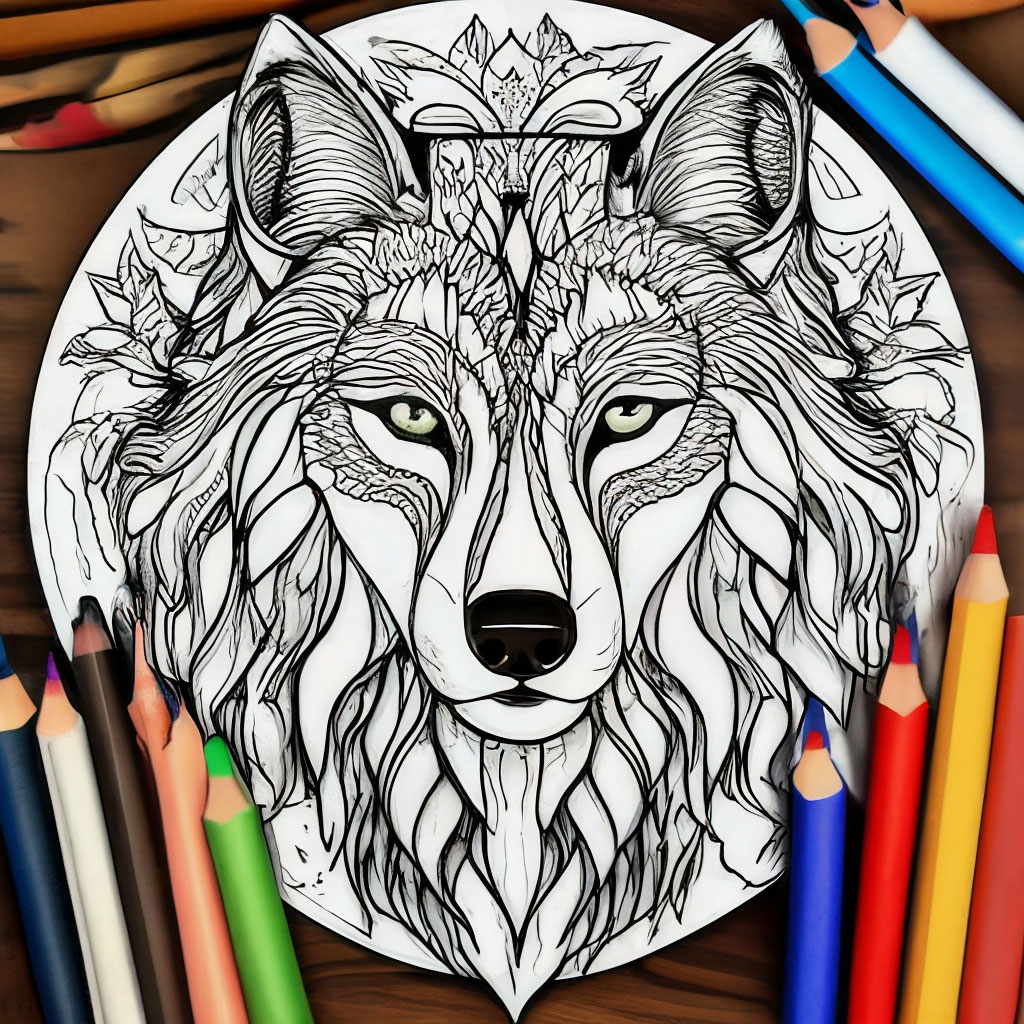 Раскраски Волк из сказки (39 шт.) - скачать или распечатать бесплатно #