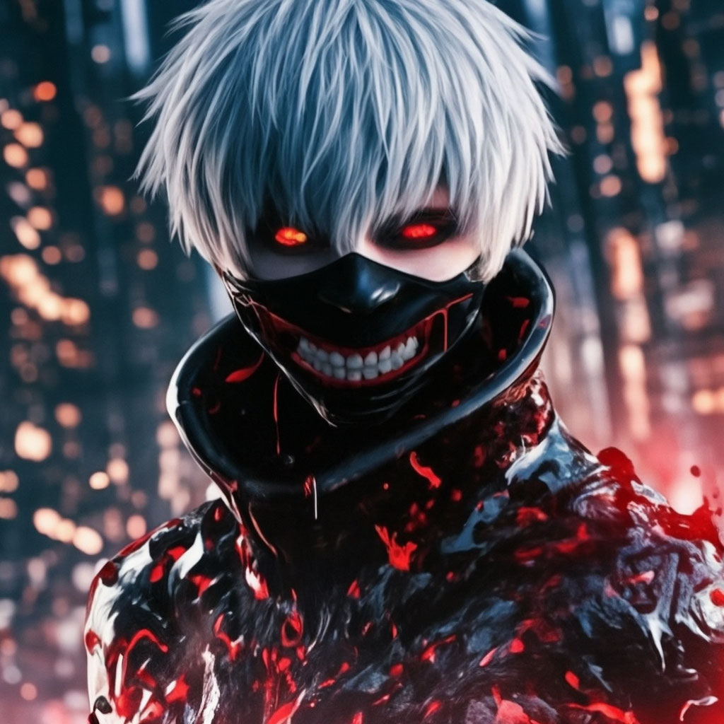 Маска Канэки, из аниме Токийский гуль ( Tokyo ghoul ) | Пикабу