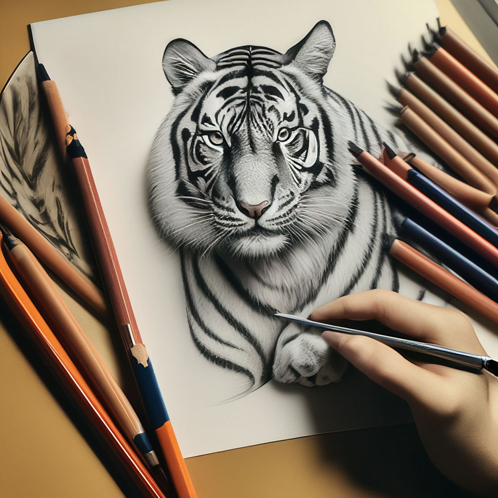 Как нарисовать тигра: 18 пошаговых мастер классов для детей и взрослых