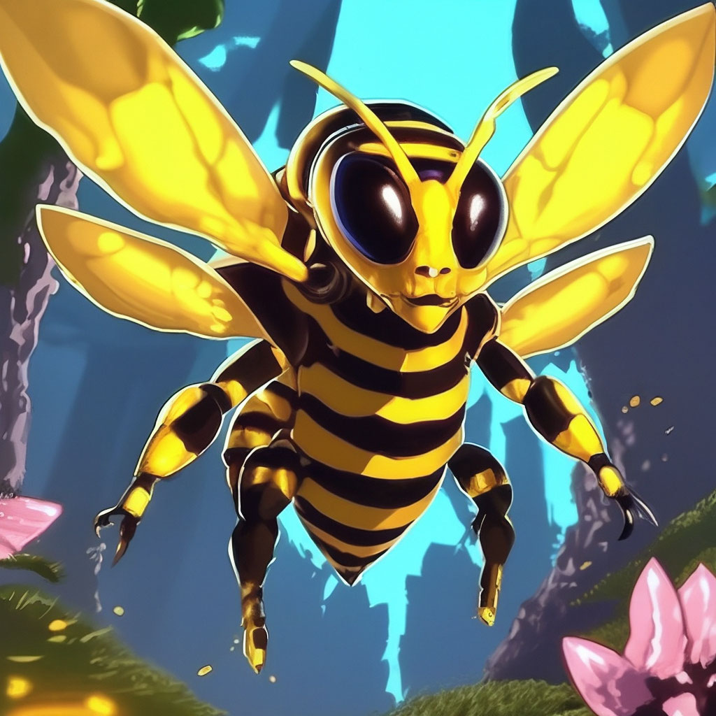 «✨✨ королева пчел, мед, соты…» — картинка создана в Шедевруме