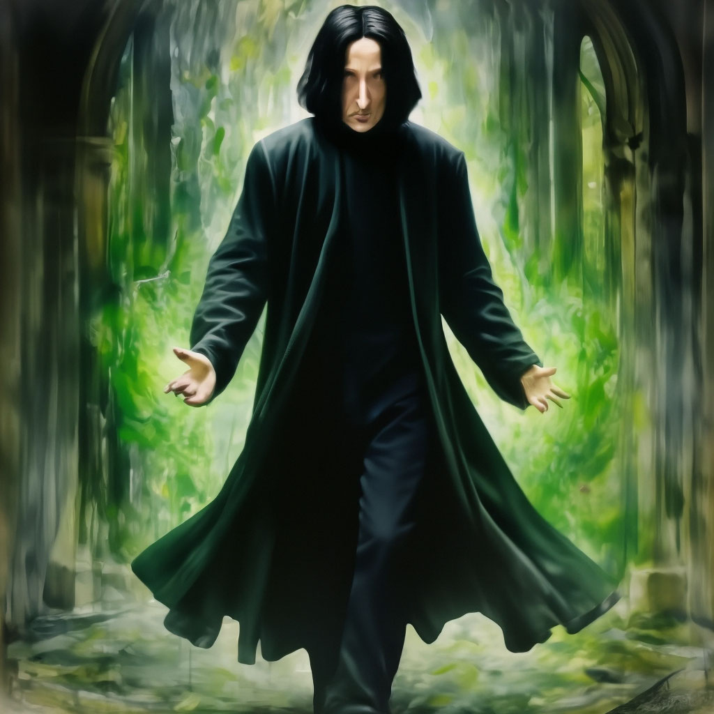 Severus hotsell SnapeAlan Rickman watercolor