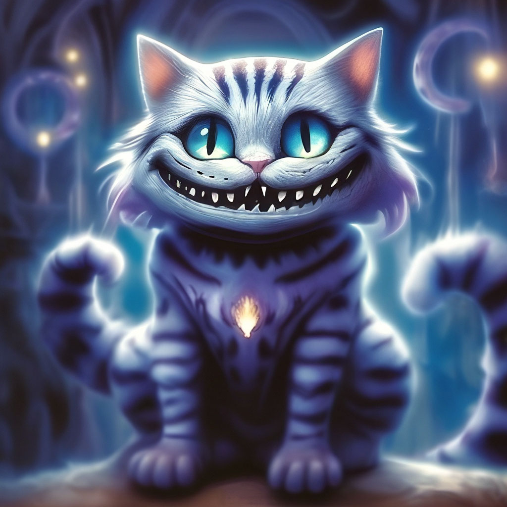 Invisible Cat Alice In Wonderland