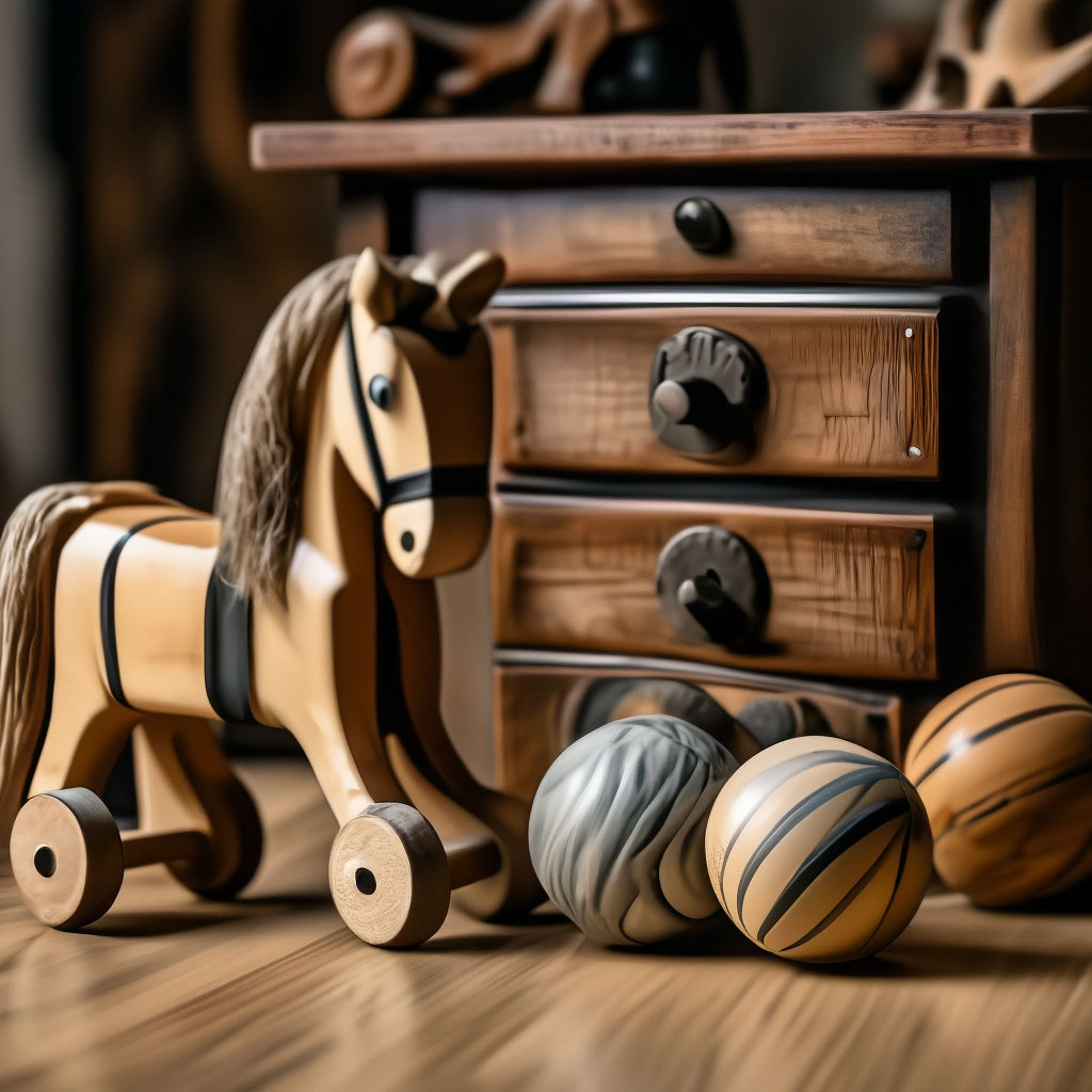 Купить в интернете деревянных игрушечных животных