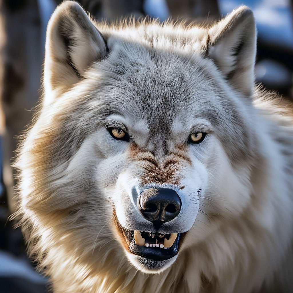 Angry Male Arctic Wolf HYPEBEAST | Dire Wolves Have Been Brought Back