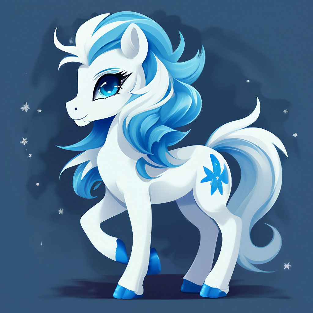 Little pony hot sale blue