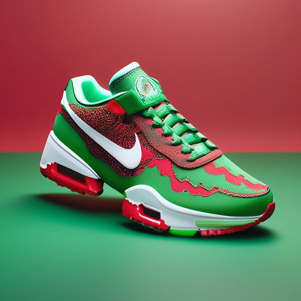 Nike and Gucci collaboration 4k image created in Shedevrum