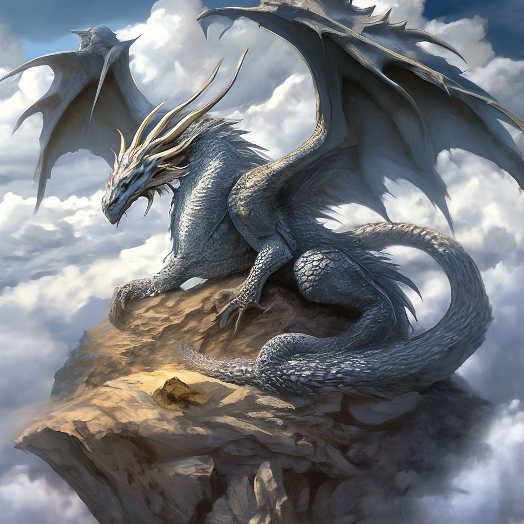 дракон с крыльями