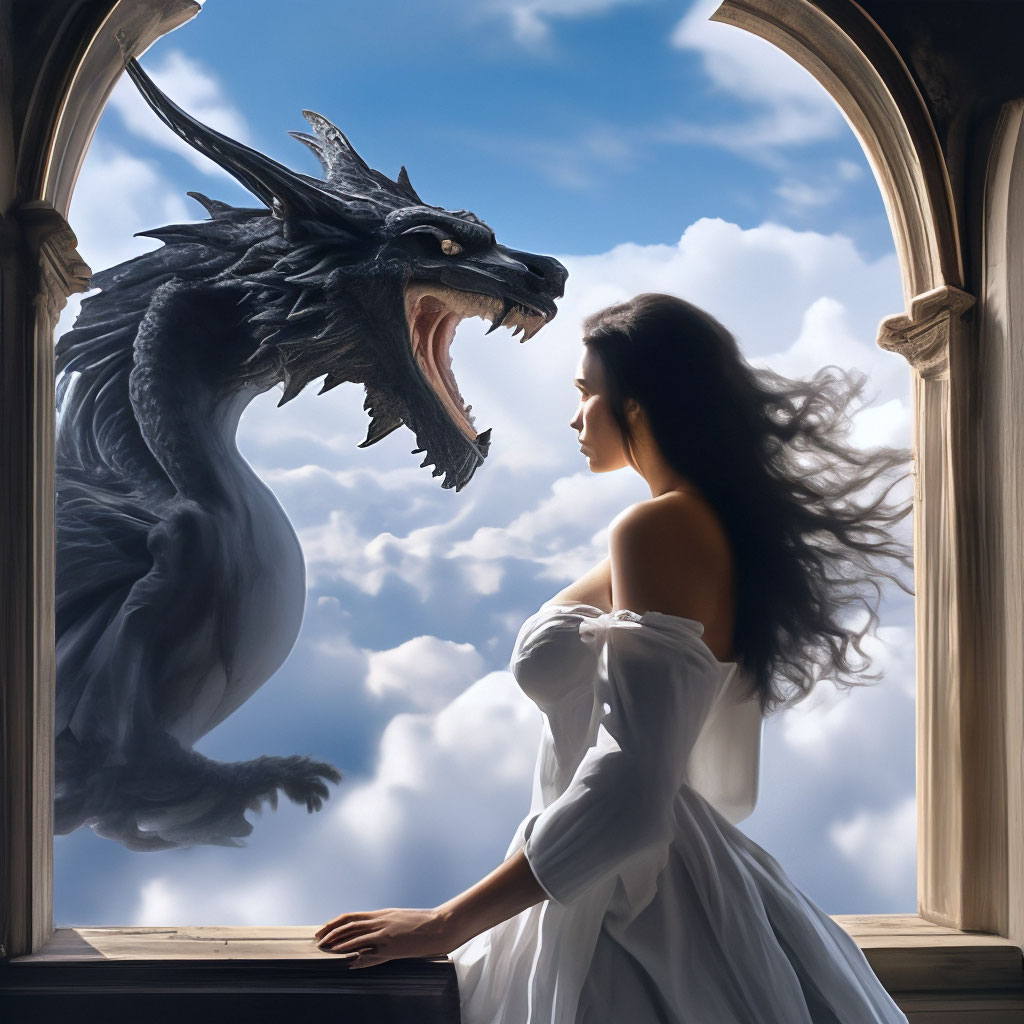 Высоко В Небе Вдалеке Летит Черный…» — Создано В Шедевруме