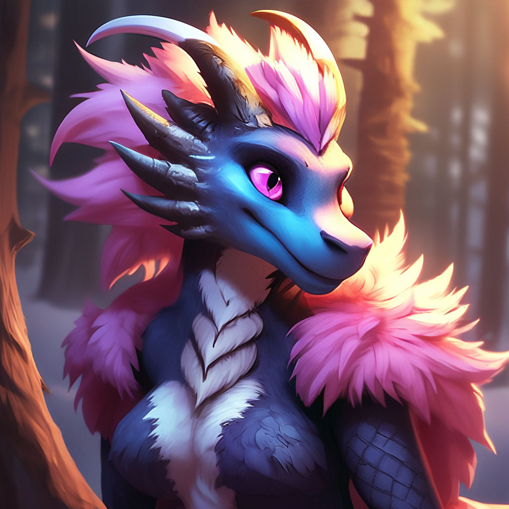 Furry female dragon