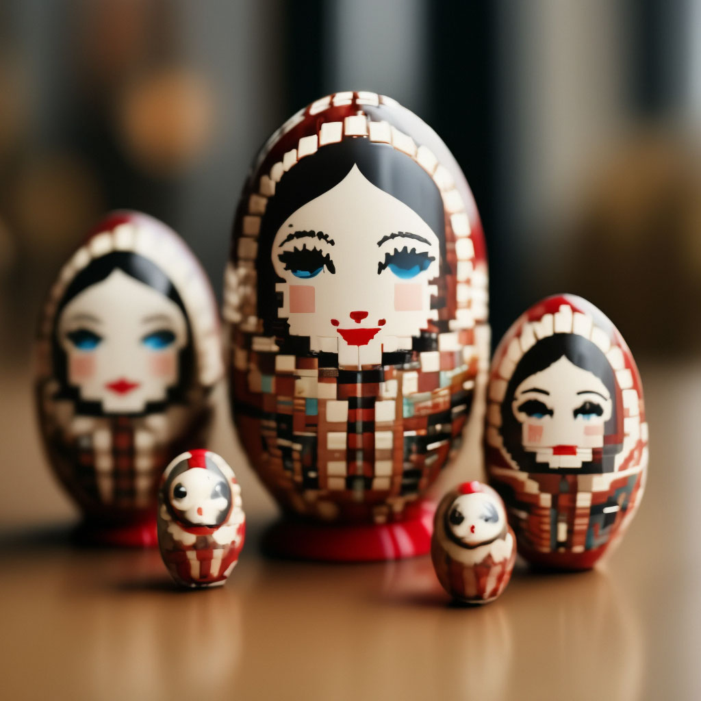 Матрешка «Курочка с яйцами», оригинальный подарок к Пасхе | Брестская Фабрика Сувениров