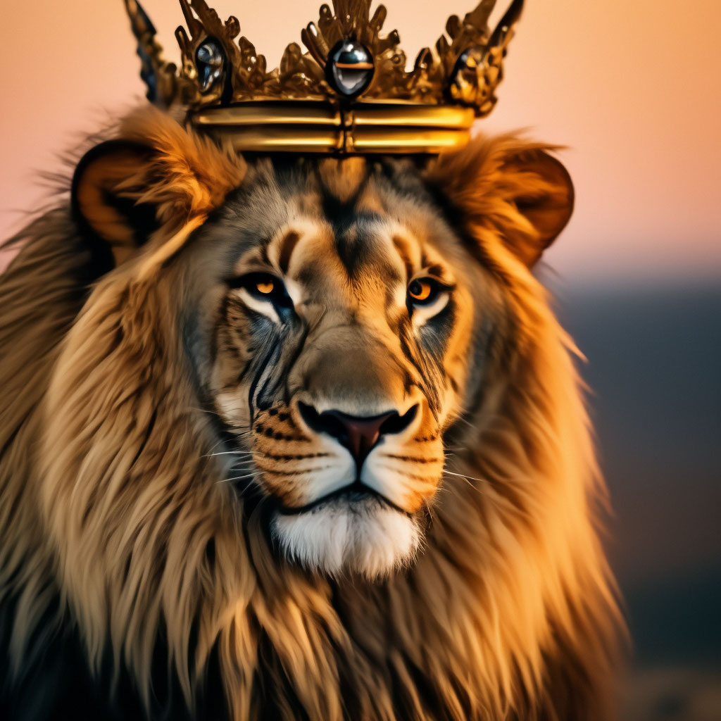Обои лев с короной (64 фото)