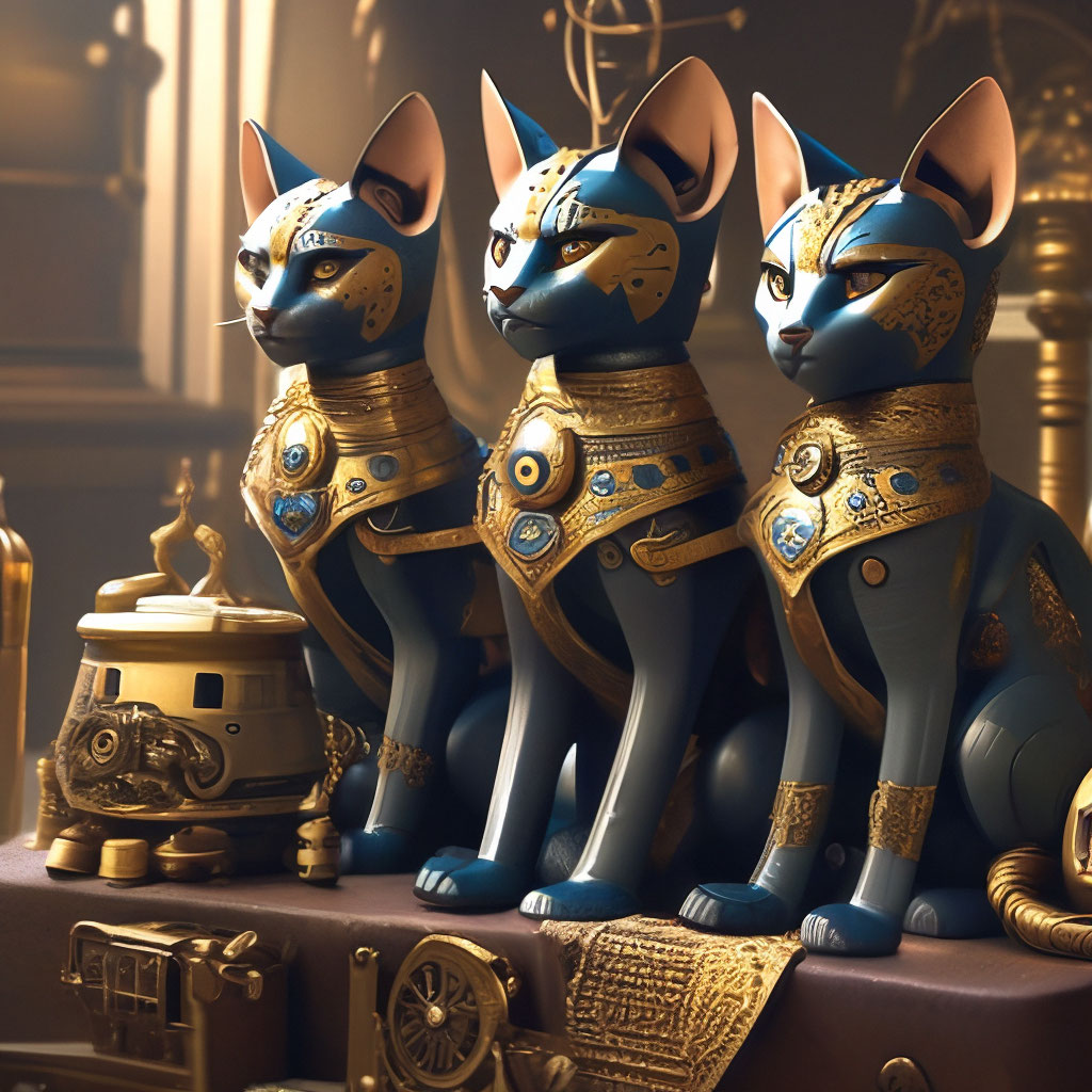 Египетские коты» — создано в Шедевруме