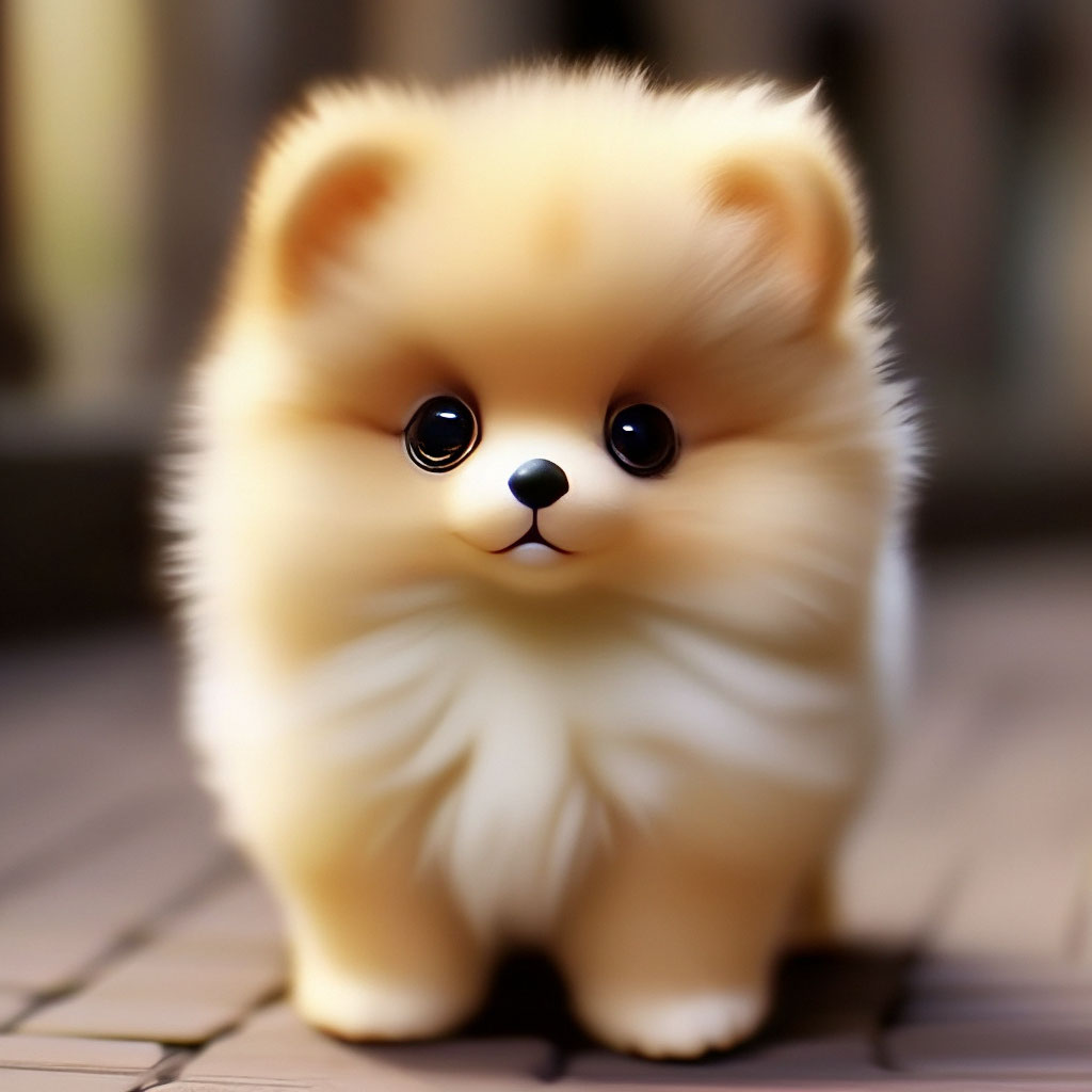 Маленький милый щенок карликовый шпиц…» — создано в Шедевруме