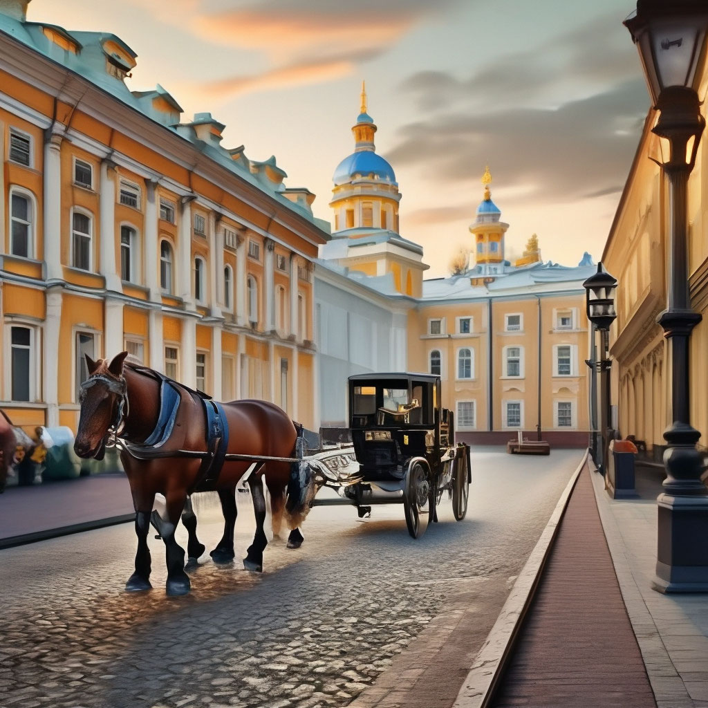 Фото исторического центра Санкт-Петербурга