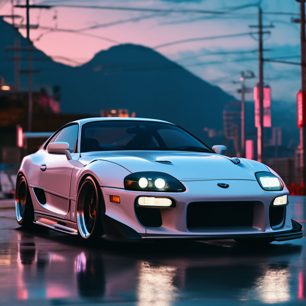 Toyota Supra a80 в разрезе