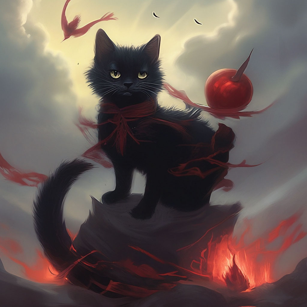 Кошка Несущая Смерть» — Создано В Шедевруме