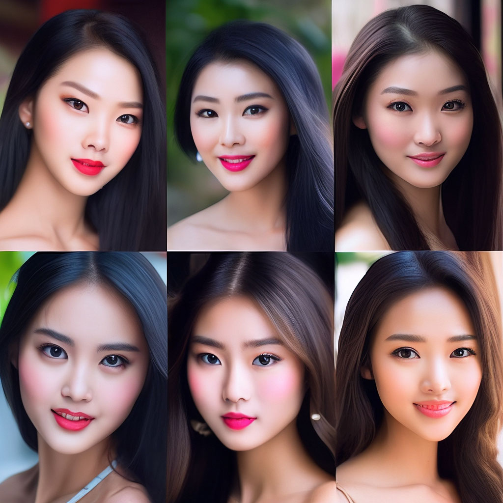 красивые азиатские девушки