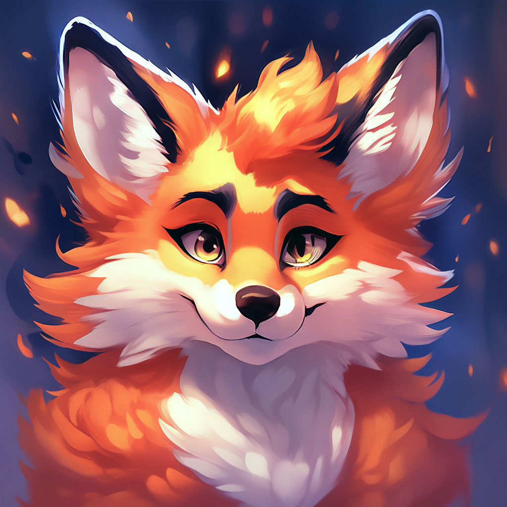 Furry fox art