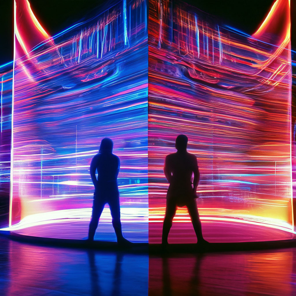 Половина изображения ультрафиолетовый …» — создано в Шедевруме