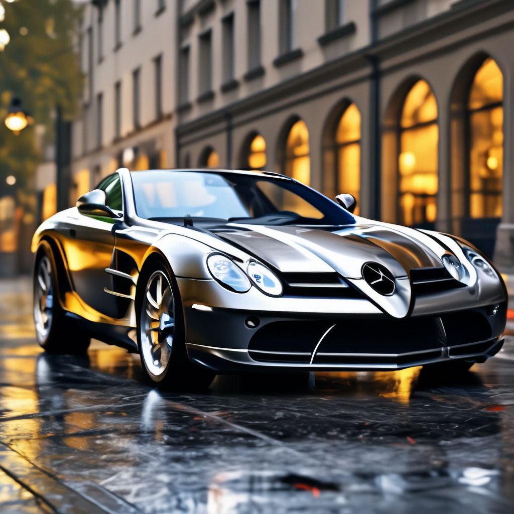 Mercedes Benz SLR MCLAREN двигатель