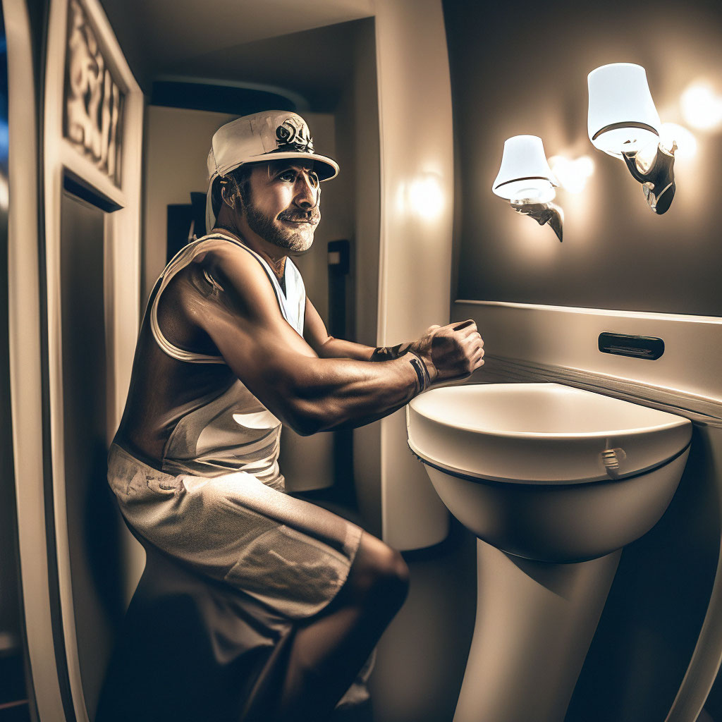 G-Man Toilet Skibidi» — создано в Шедевруме