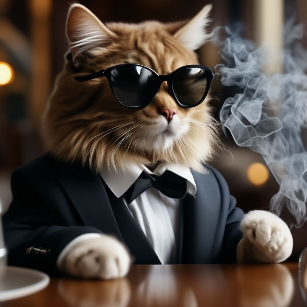Крутой кот в очках - 62 фото ★ вторсырье-м.рф