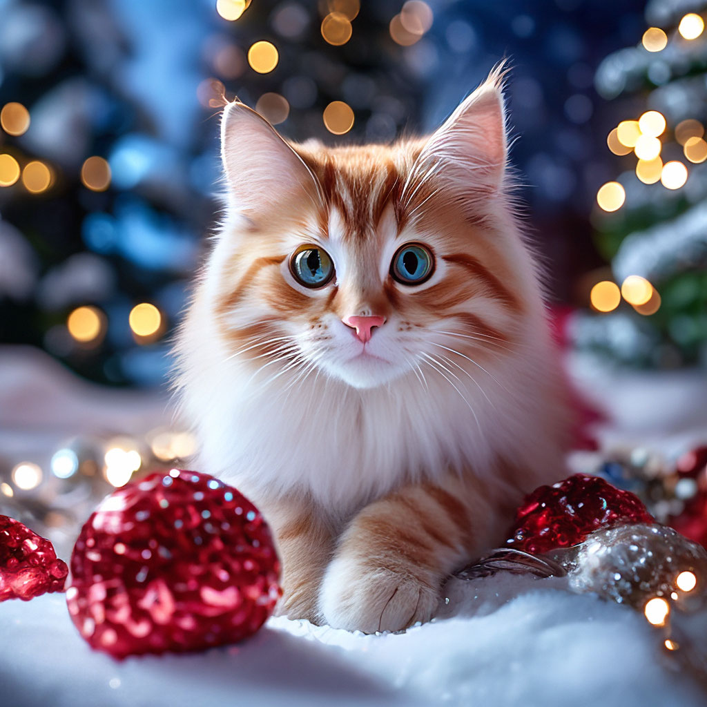 Новогодний кот