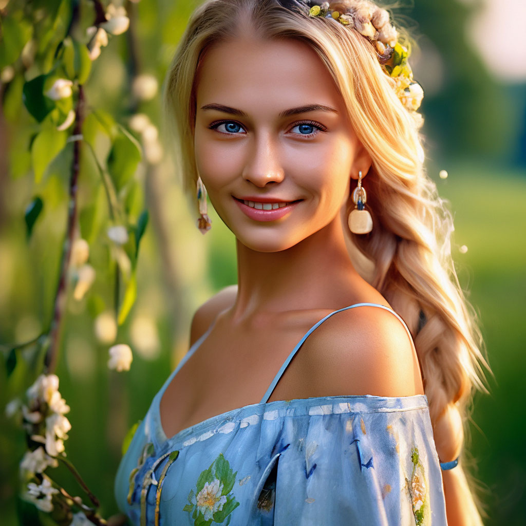 Славянская внешность девушки