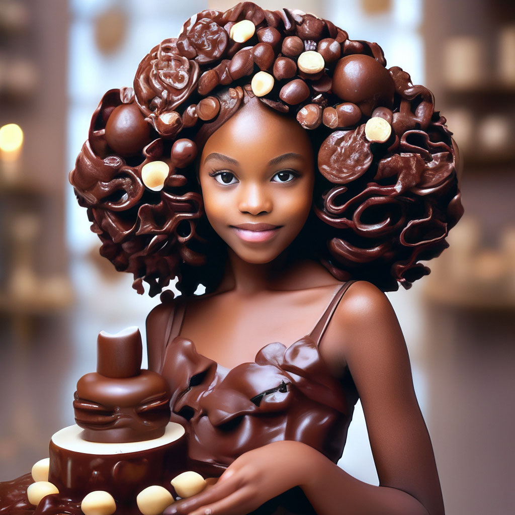 ✨ ✨ ✨ невероятно красивая шоколадная …» — создано в Шедевруме