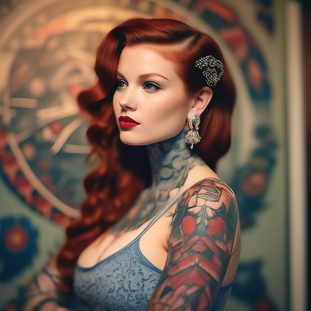 Красивые девушки с интересными татуировками - 28 фото