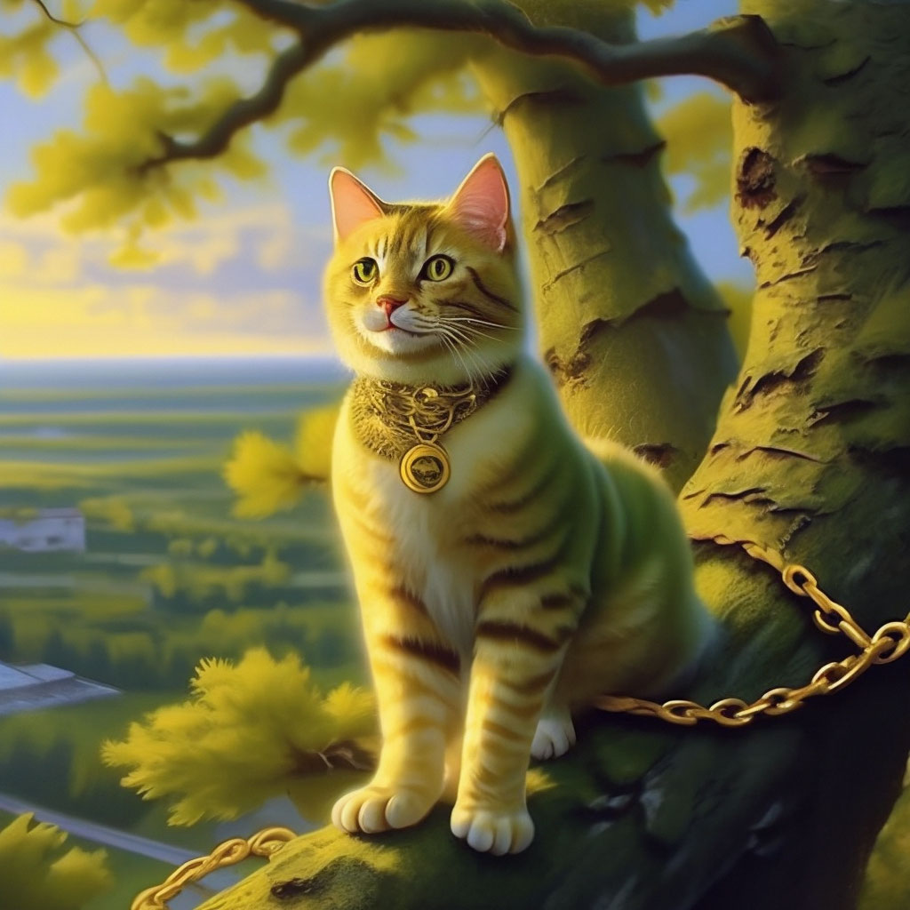 Кот из лукоморья картинки