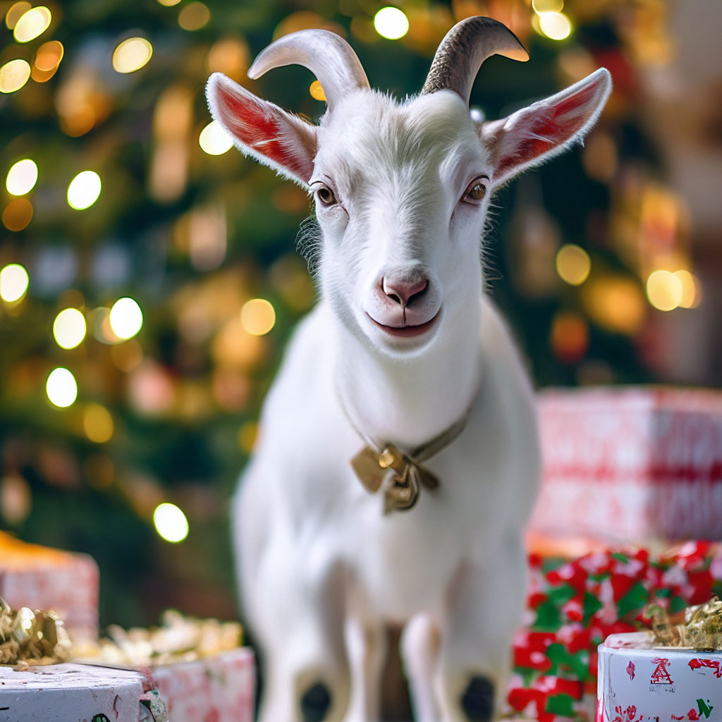 Не хотите ли козу в подарок?