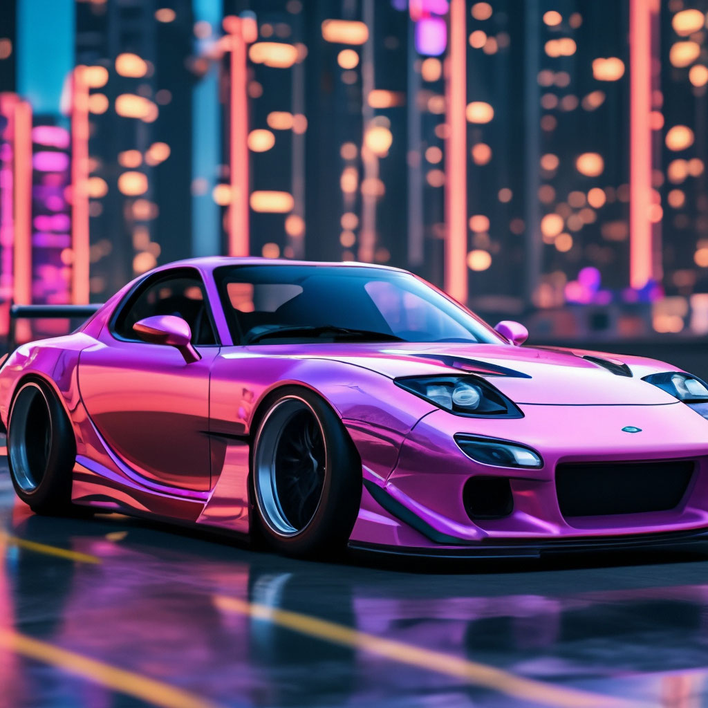 Mazda rx7 РЅРµРѕРЅ