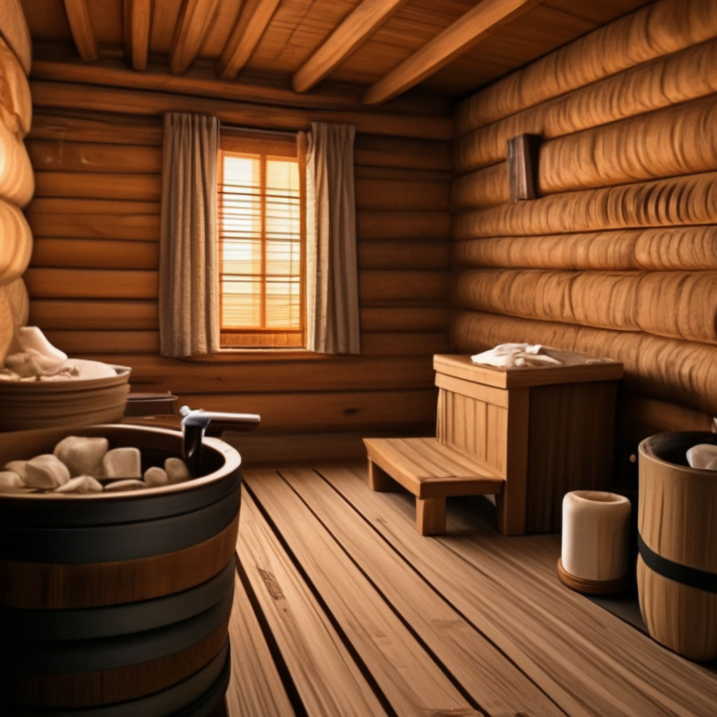 Русская деревянная баня