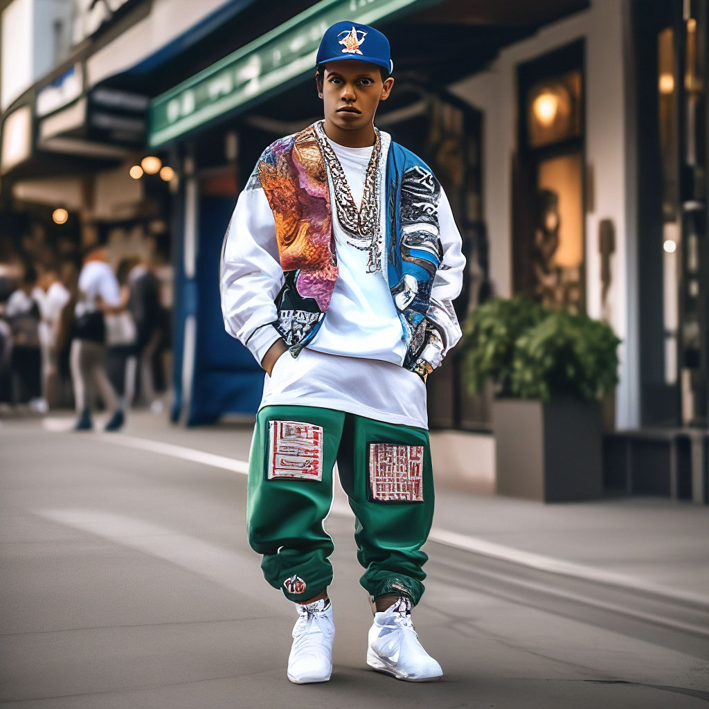 A model hip-hop FASHION, ar--2:3» — создано в Шедевруме
