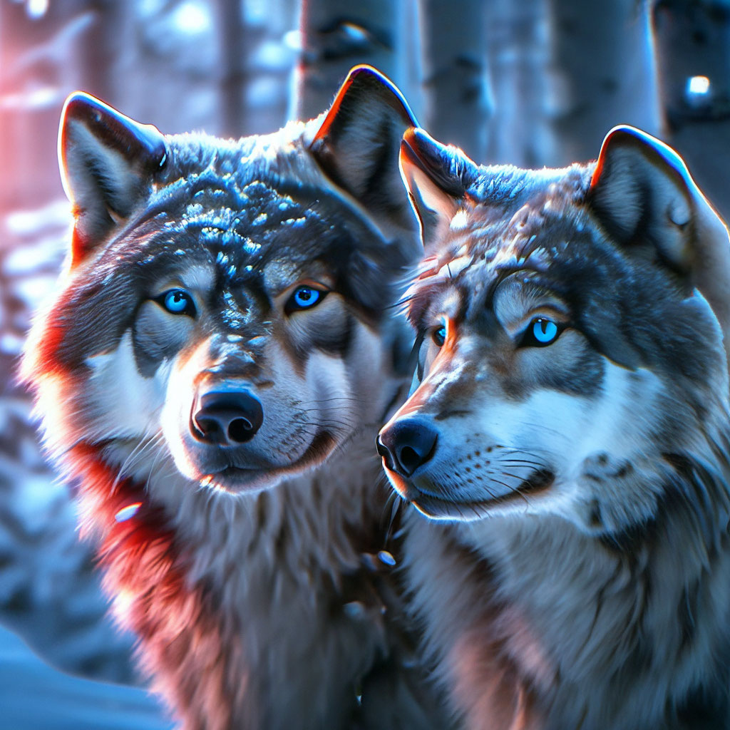 Волк и волчица вместе (73 фото)