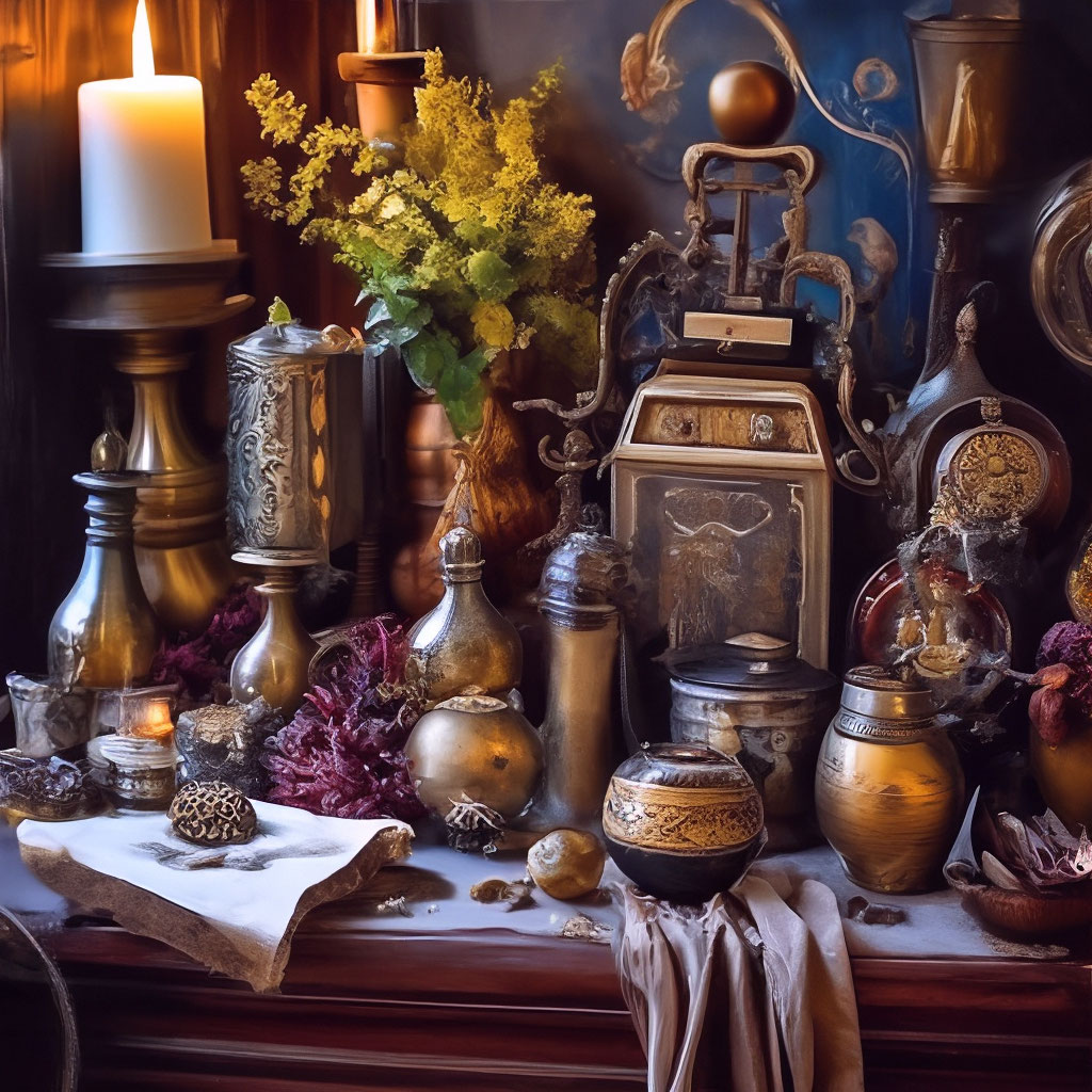 «Сказочный натюрморт гиперреализм, …» — создано в Шедевруме