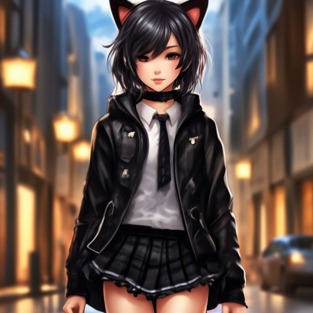 Cute anime femboy, cat tail, cat …» — создано в Шедевруме