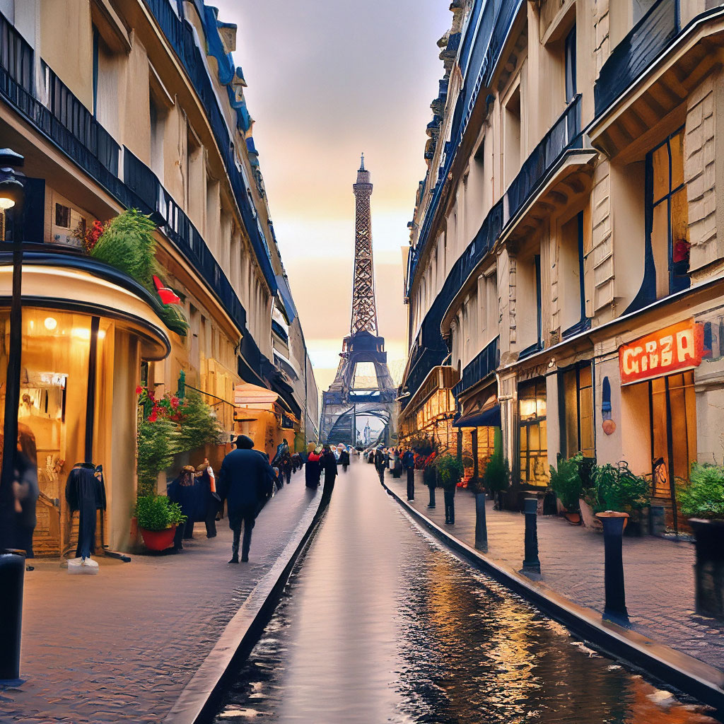Красивые улицы Франции - 71 фото