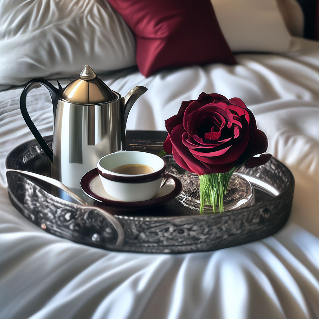 Кофе и розы с добрым утром - 63 фото